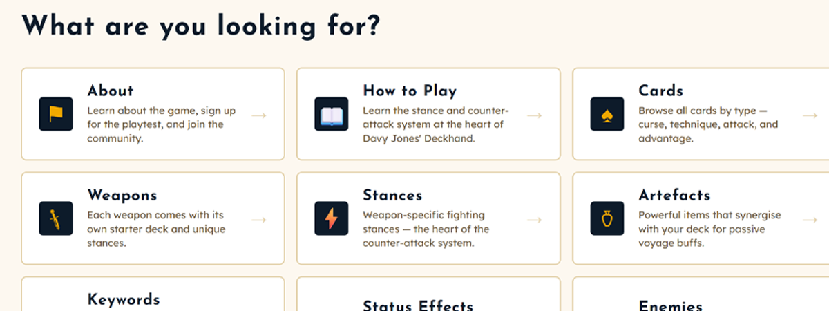 Davy Jones' Deckhand Wiki