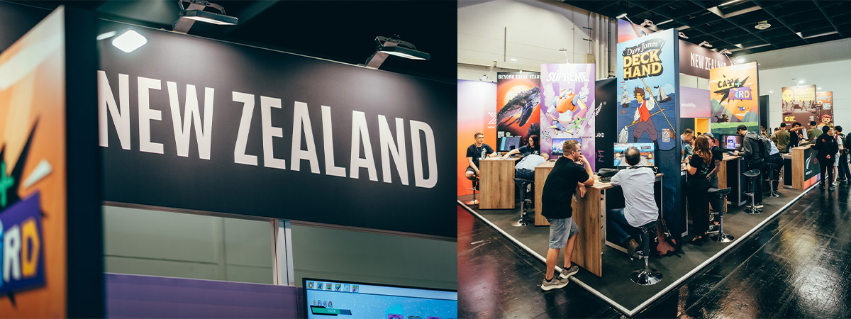 Davy Jones' Deckhand at the NZ Pavilion at Gamescom