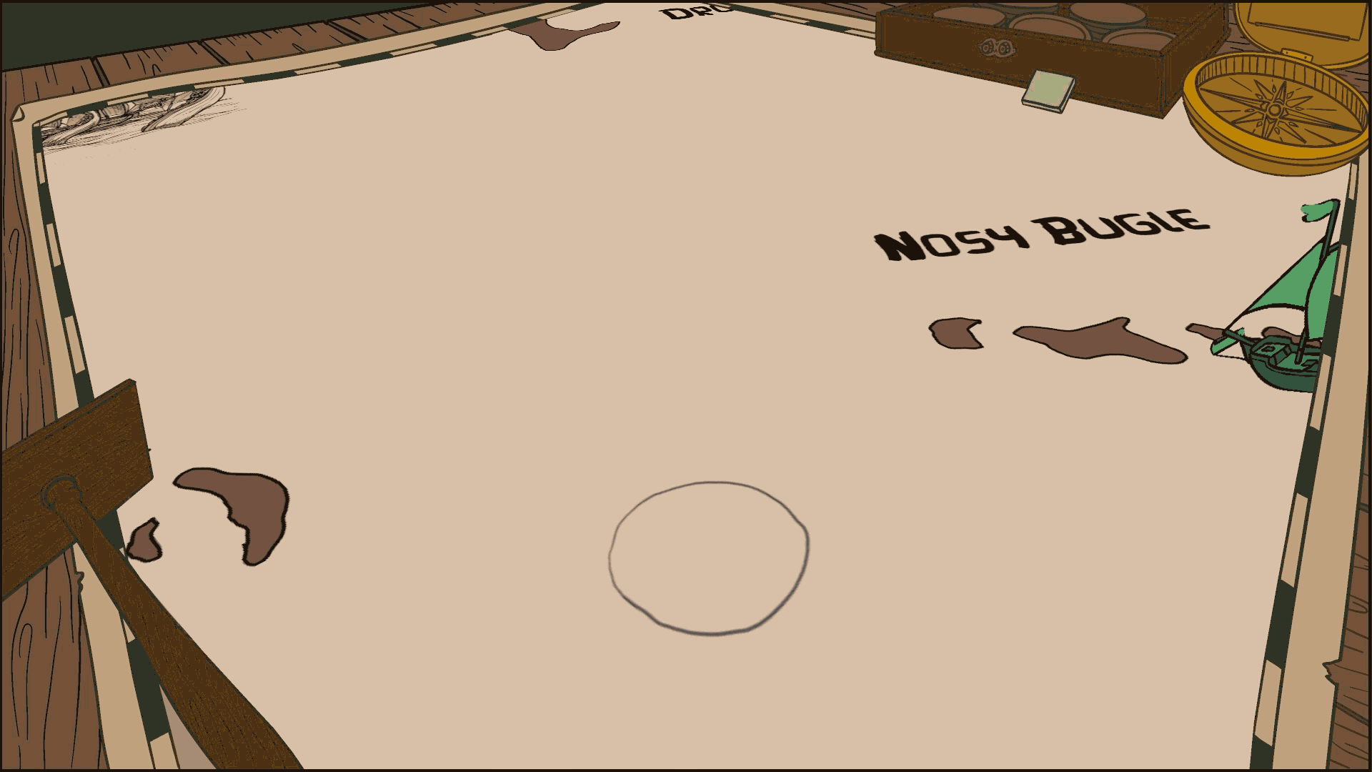The new dynamic world map, showing Nosy Bugle and surrounding islands
