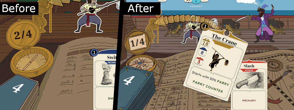 New combat screen artwork by Tepene
