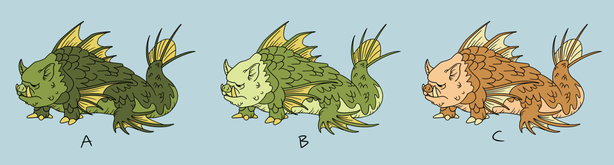 Sea Swine boss art
