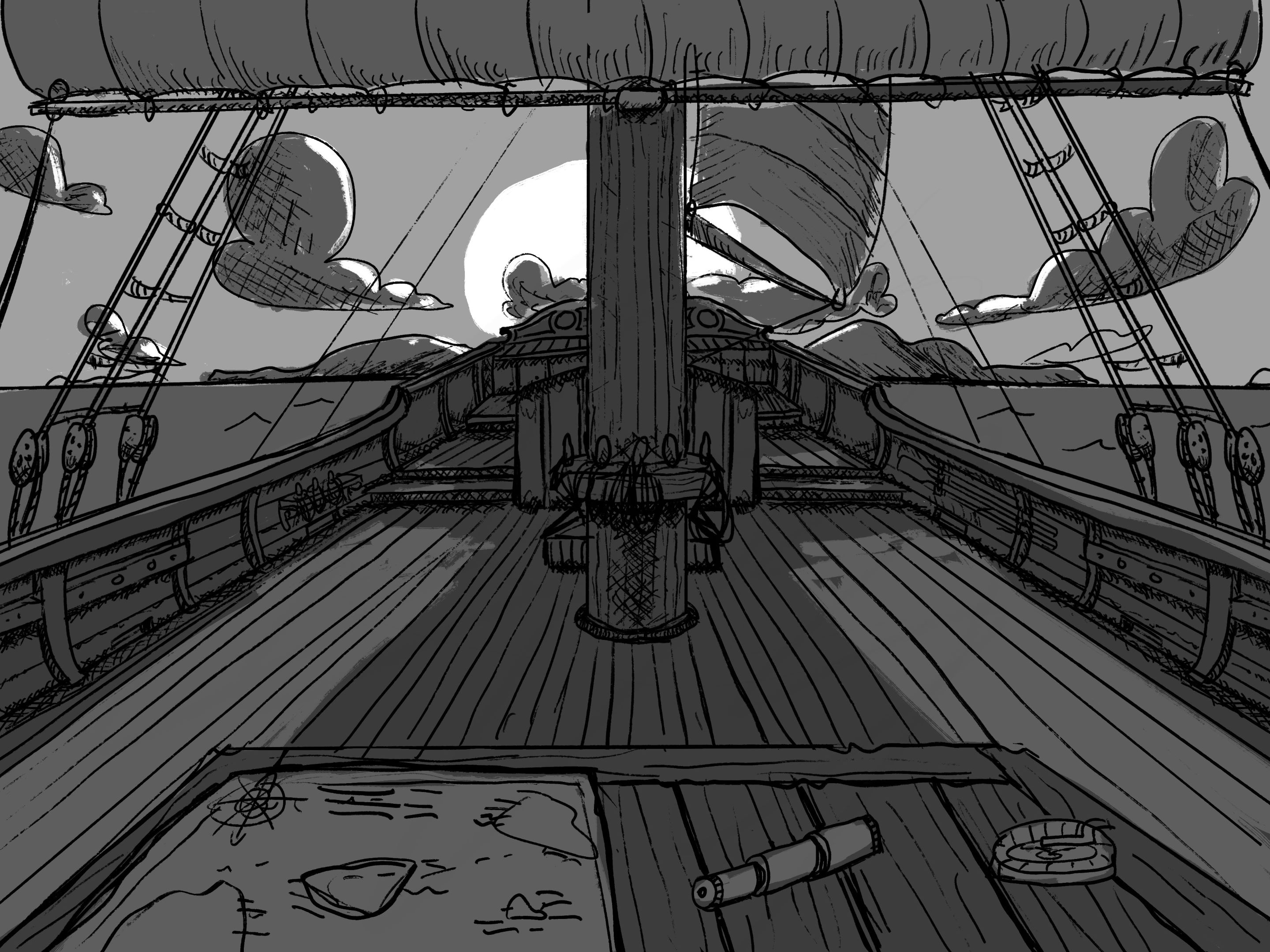 On deck lighting concept by Tepene Marsden