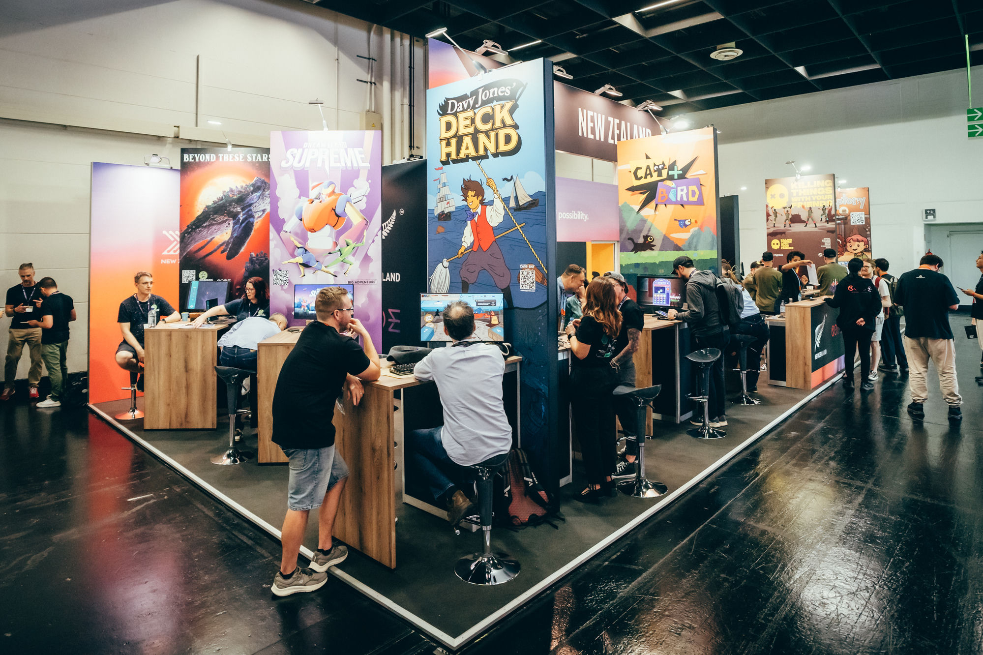 Cass Bay Games' booth at Gamescom, Cologne 2025